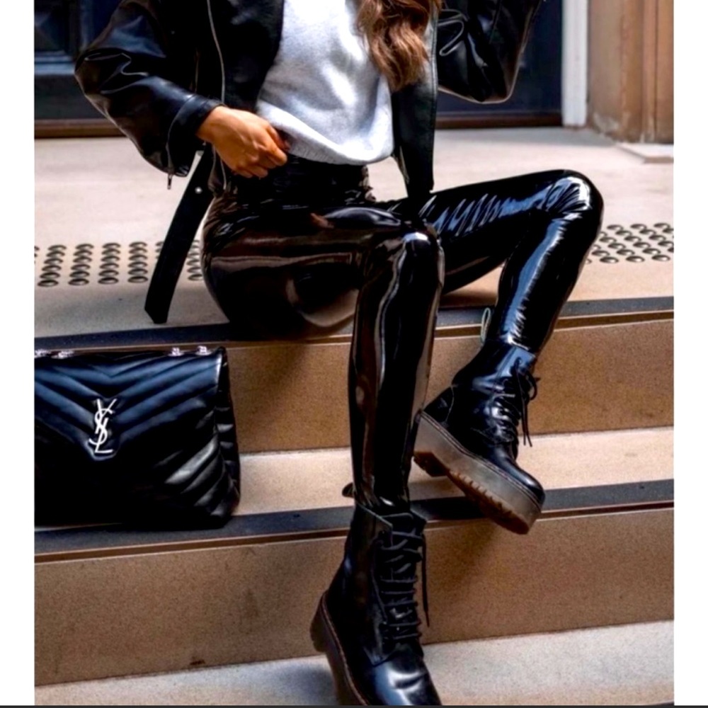 Commando Patent Leather High Waist Leggings